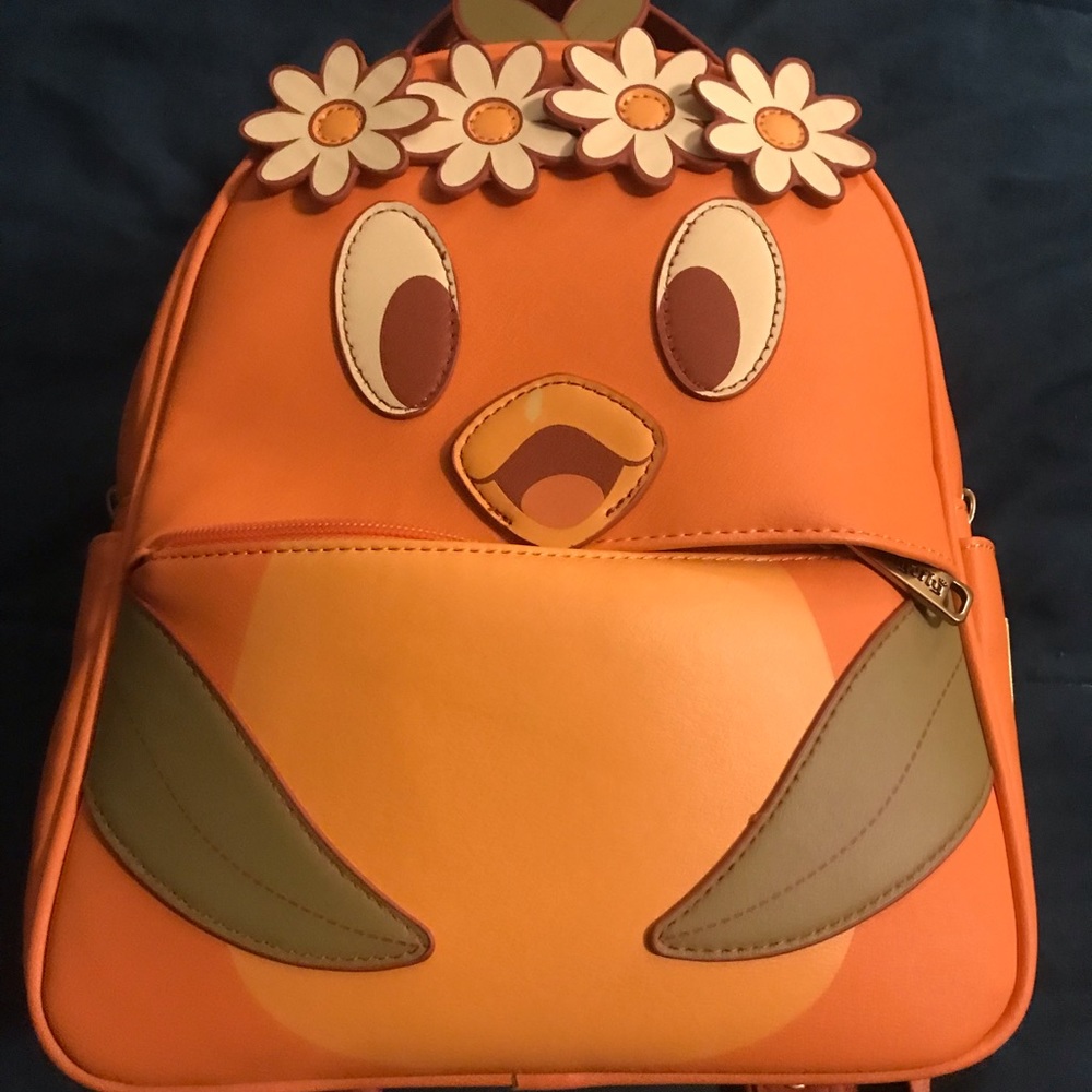 Disney Parks Loungefly Orange Bird Mini Backpack Purse